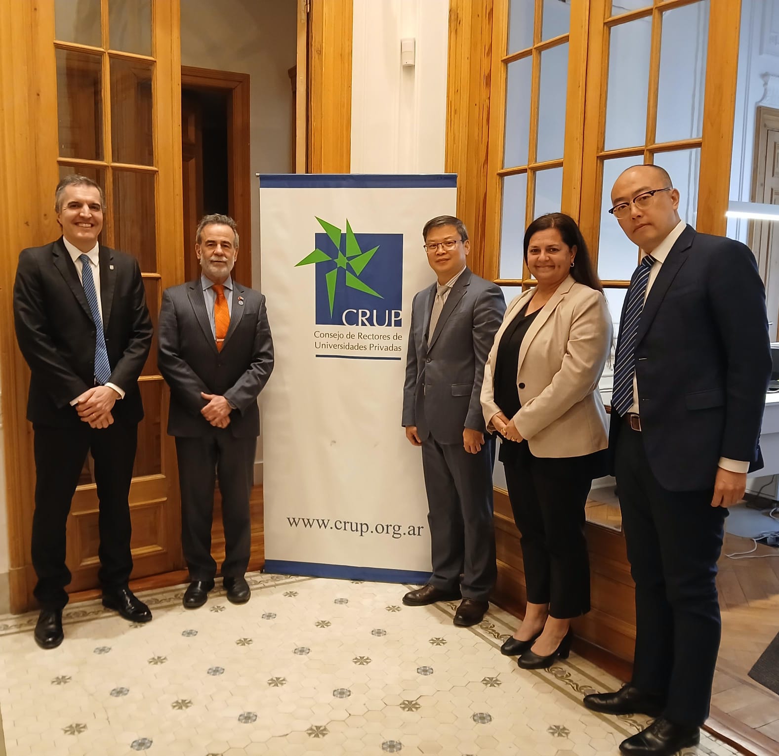 El CRUP recibió al nuevo Consejero de Asuntos Educativos de la Embajada de China